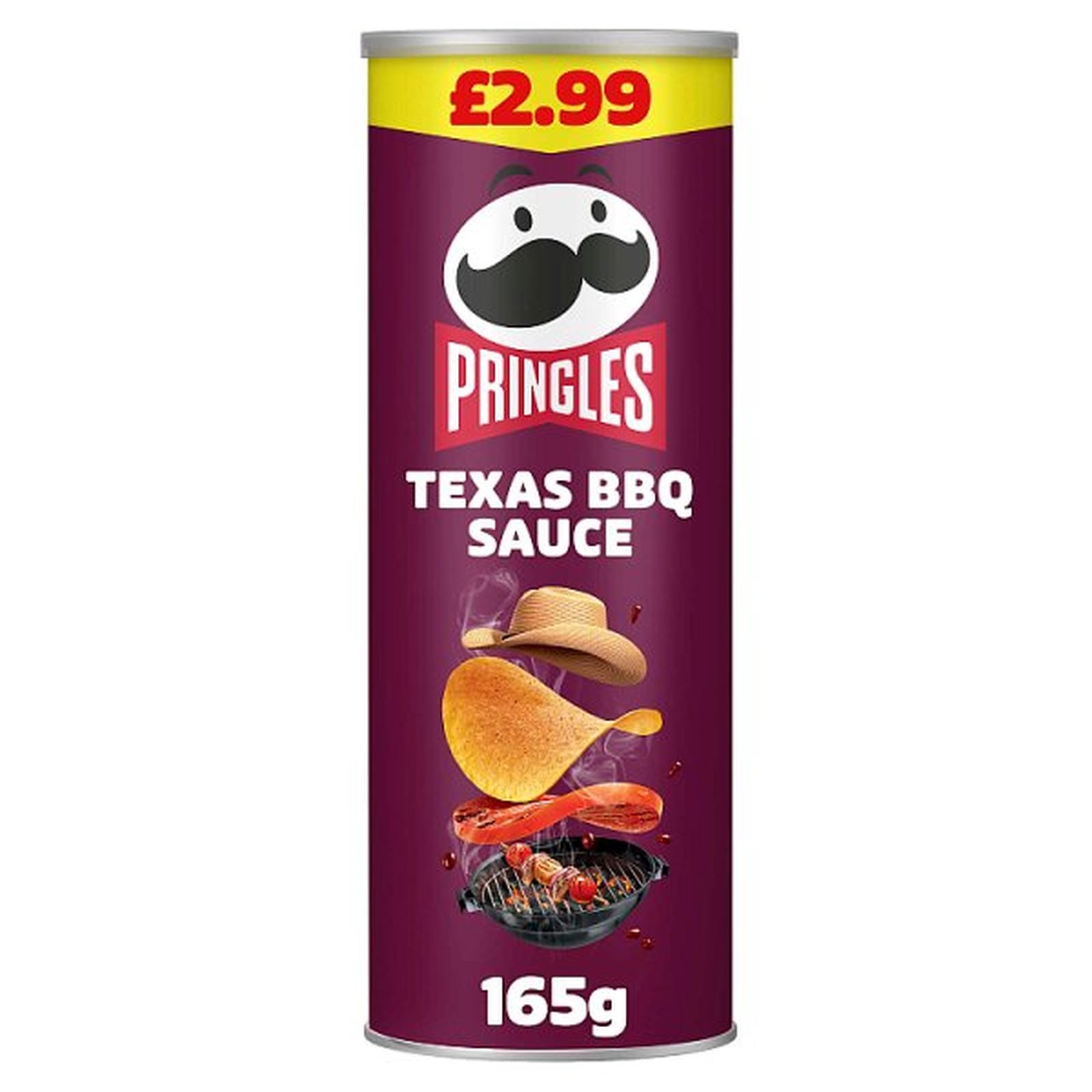 Pringles Texas BBQ Sharing Crisps 6 x 165g PMP £2.99