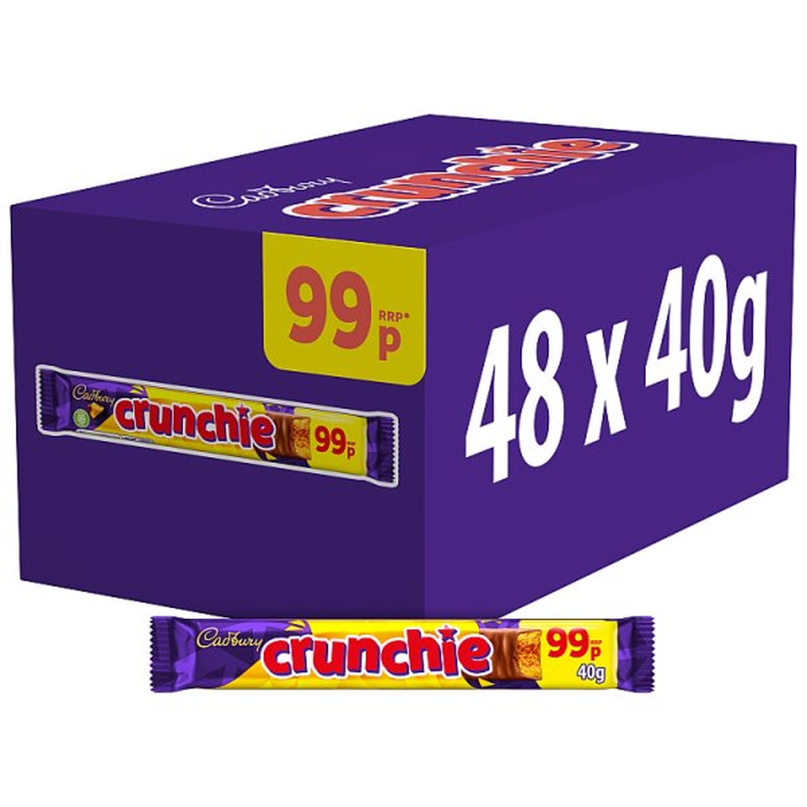 Cadbury Crunchie 99P PMP Chocolate Bar 40 g