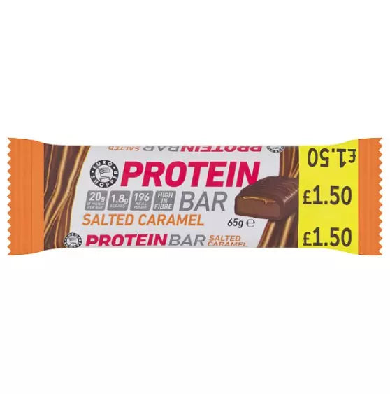 Euro Shopper Chocolate Peanut Protein Bar 65g – 12 x 65g