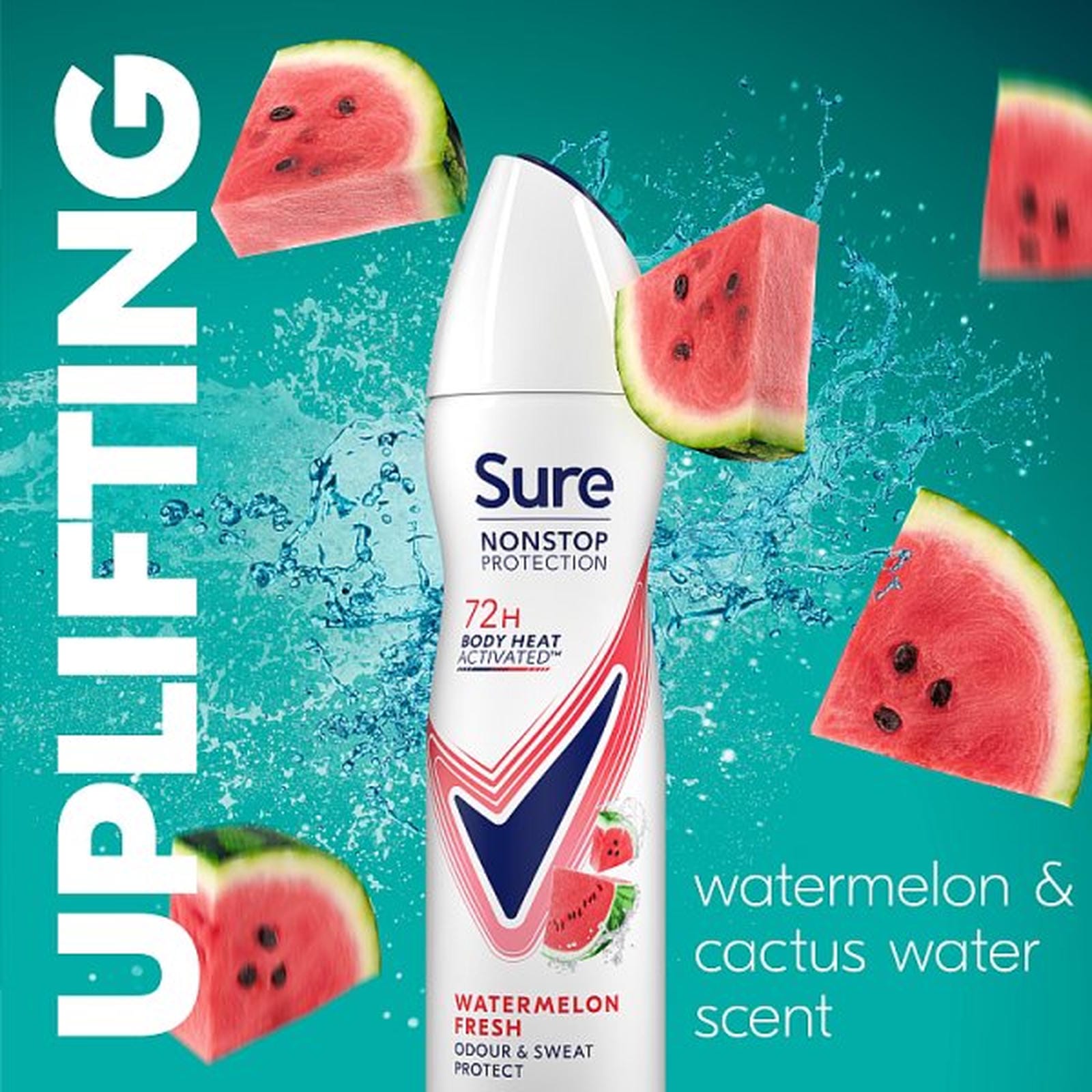 Sure Nonstop Protection Anti-Perspirant Aerosol Watermelon Fresh 150 ml