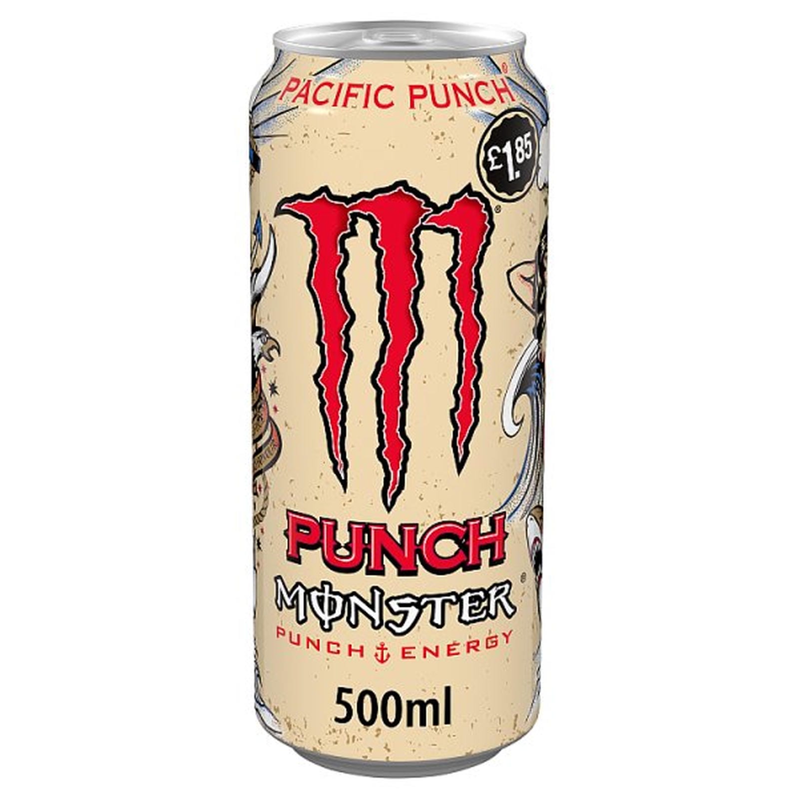 Monster Energy Drink Pacific Punch 500ml PM £1.85 Can