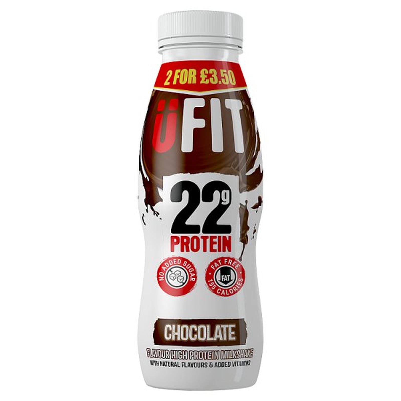 ÜFIT Chocolate Flavour High Protein Milkshake 310ml
