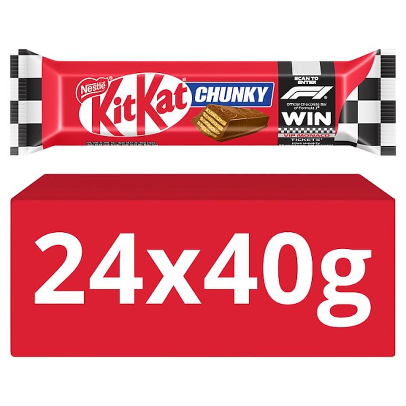 KitKat F1 Chunky Milk Chocolate Bar 40g