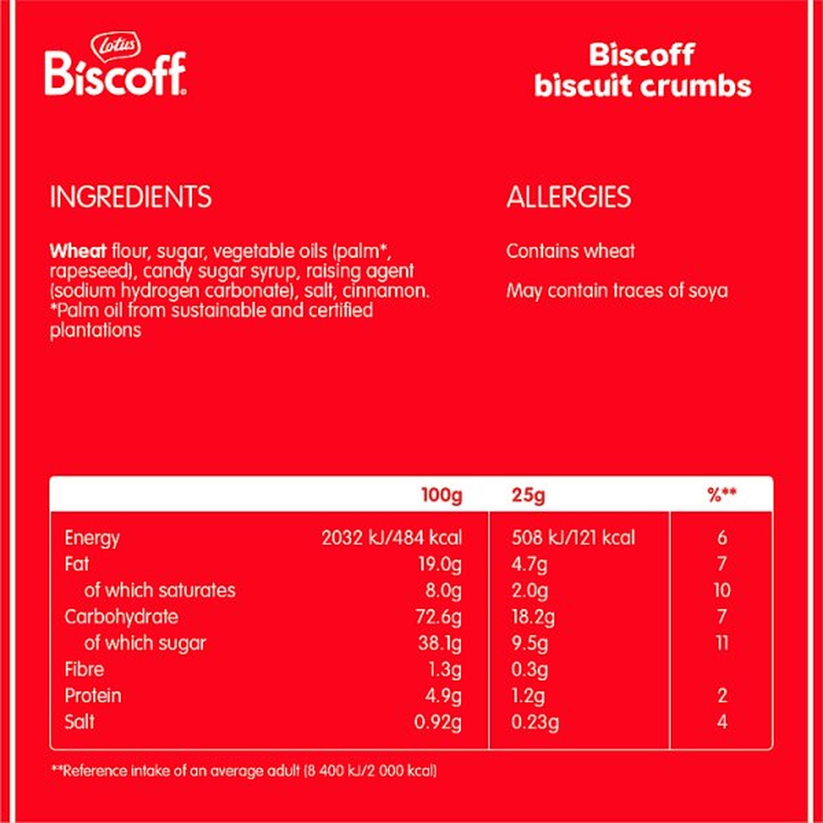 Biscoff Biscuit Crumbs 750g