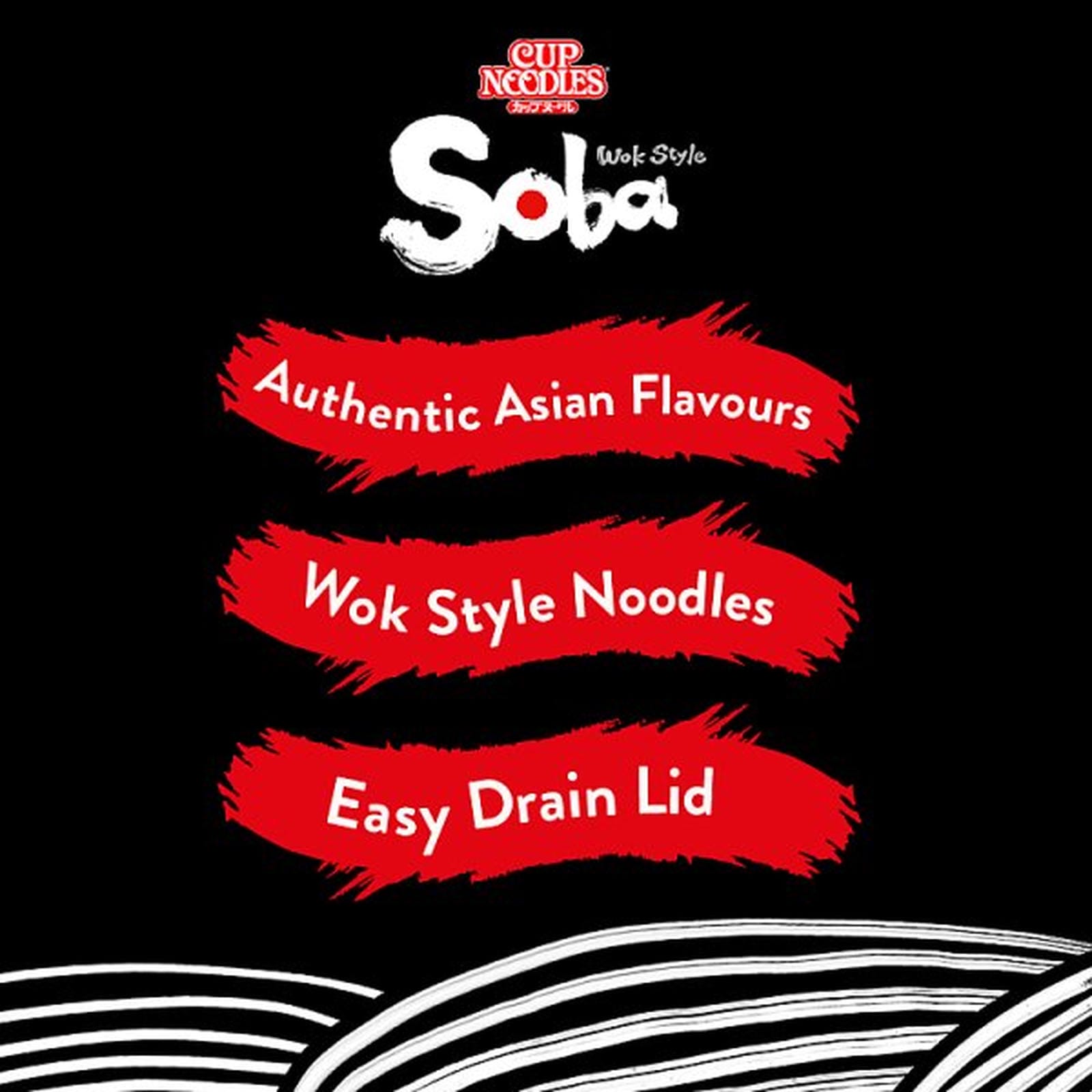 Nissin Soba Classic Instant Wok Style Noodles Pot 90g