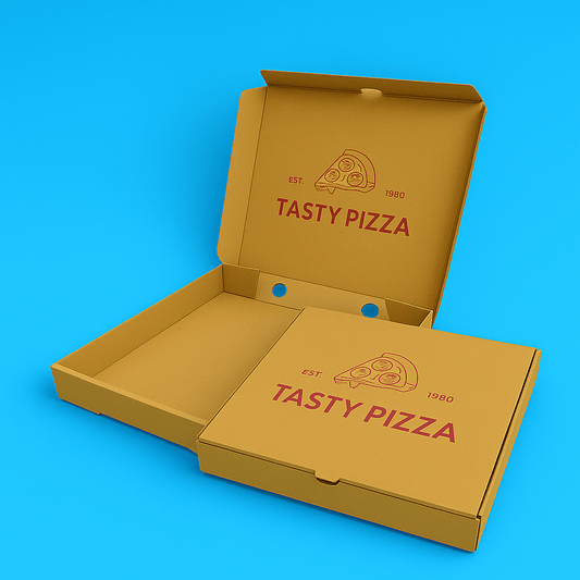 12inch PrintedBrown PizzaBox – 1 x 100s