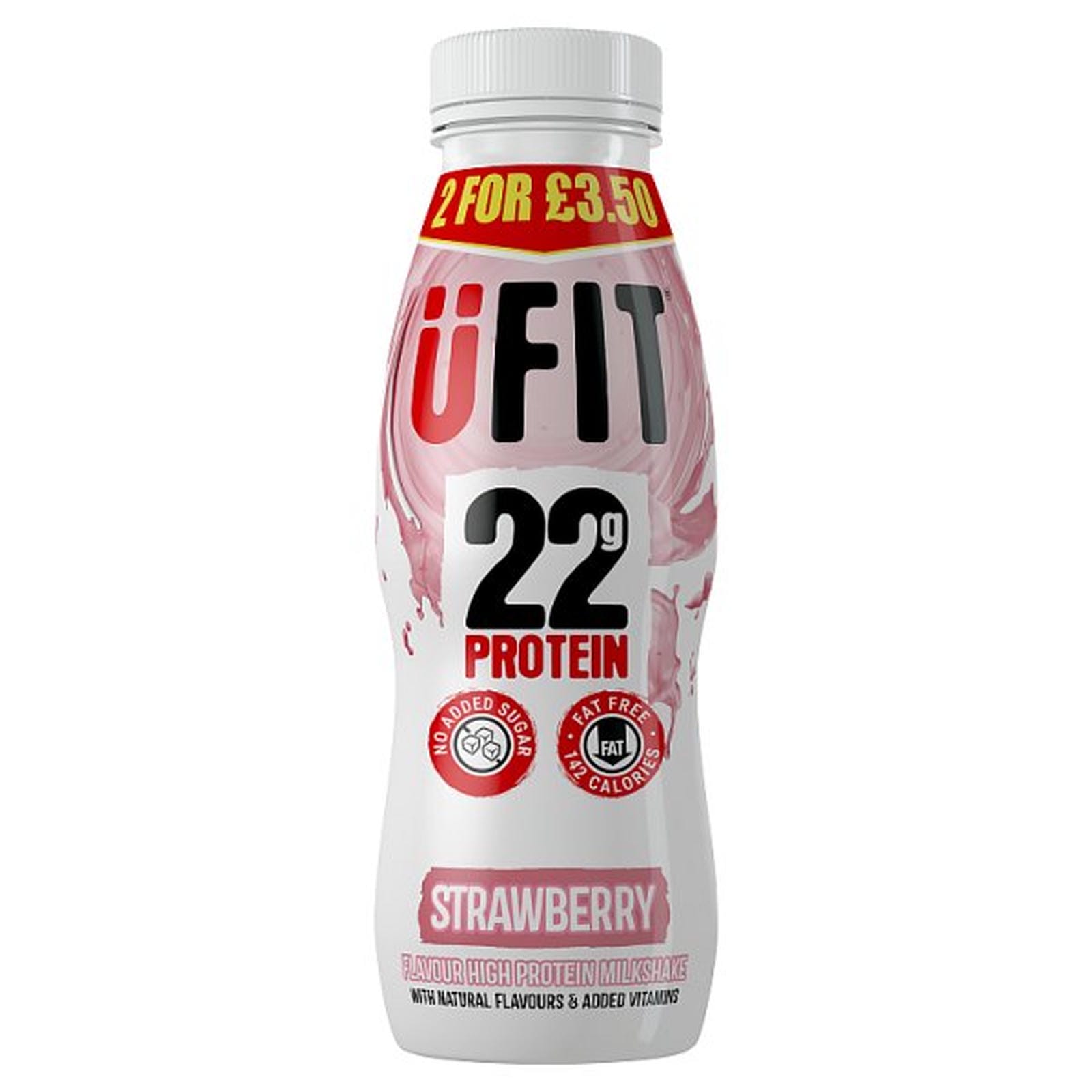 ÜFIT Strawberry Flavour High Protein Milkshake 310ml