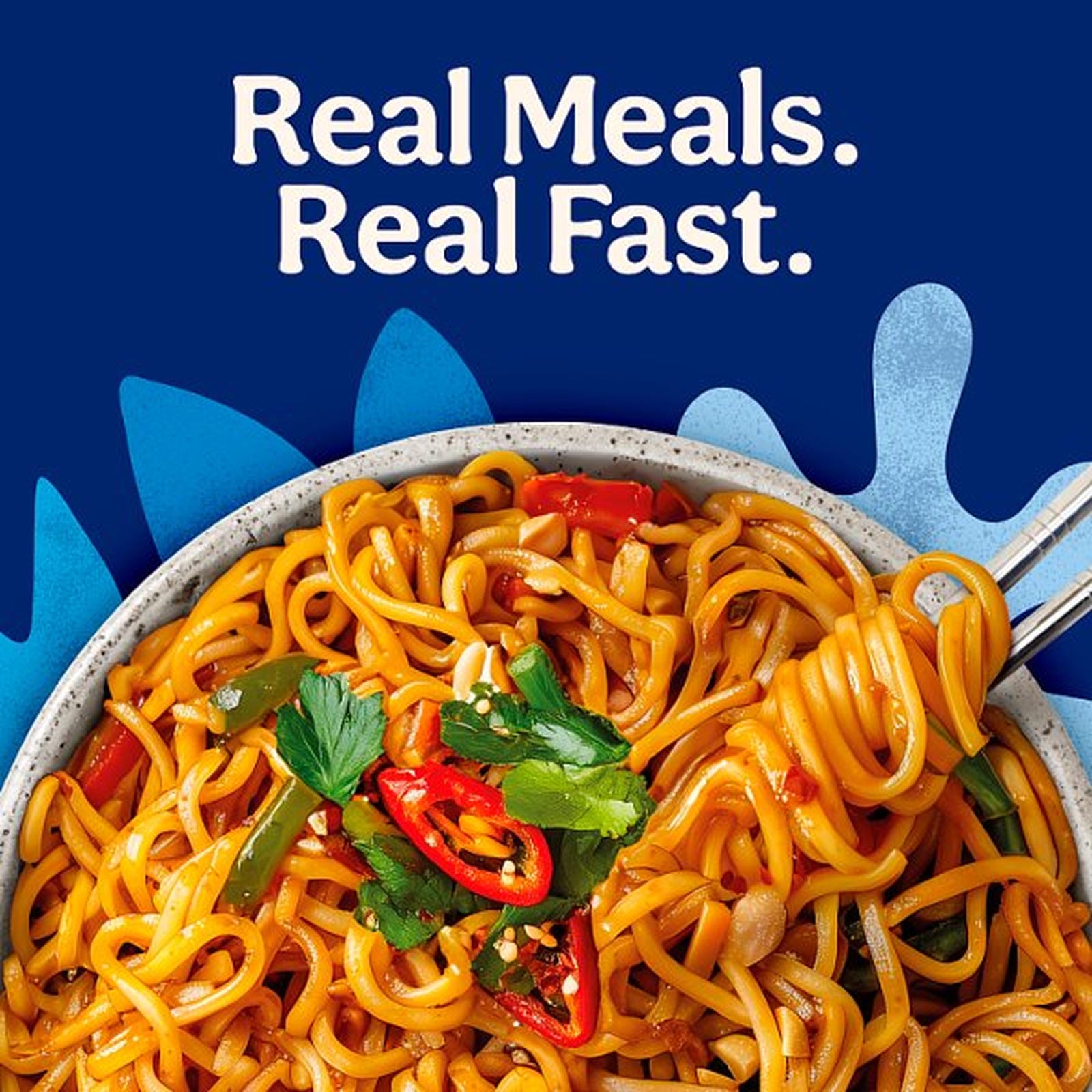 Bens Original Street Food Korean BBQ Noodles Ready Meal 250g