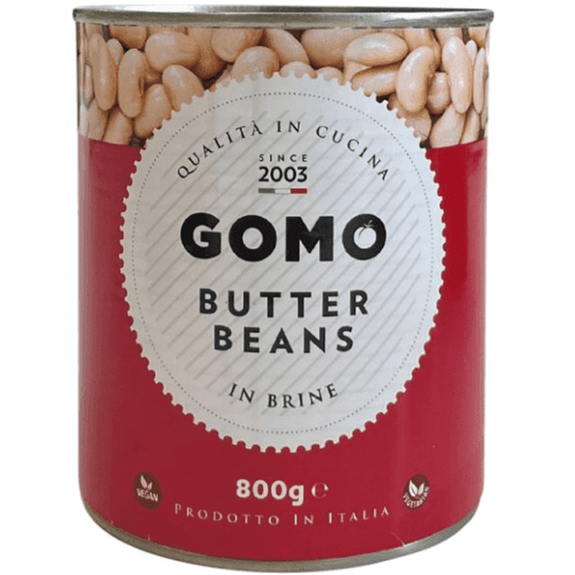 Gomo Butter Beans In Brine 800g Bulk Multi Pack 6 x 800g For Soups Stews Suitable For Bulk Catering