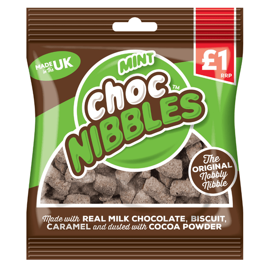 Choc Nibbles Mint – 12 x 135g