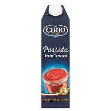 Cirio Passata Sieved Tomatoes 1000g – 6 x 1ltr