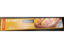 Chef's Larder Professional Greaseproof Paper 450mm x 50m – 9 x 50m