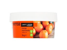 Chef's Larder Orange Marmalade 2.72kg – 2 x 2.72kg