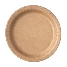 Bio Disposables 50 Round Kraft Plates 26cm – 6 x 50pk