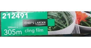 Chef's Larder Cling Film 300mm x 300m – 1 x 300m