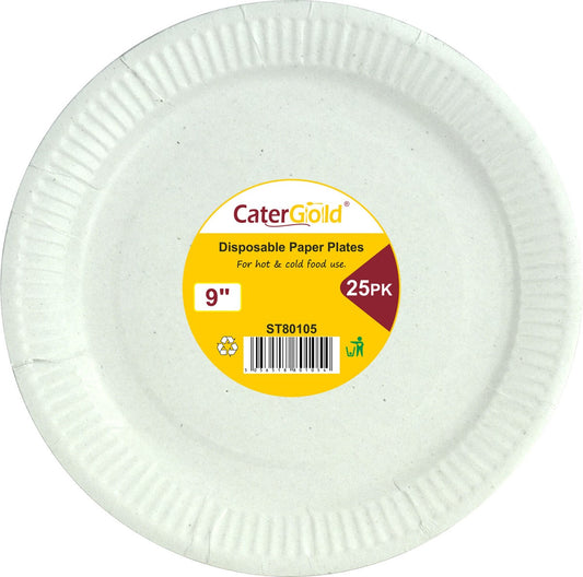 White Plates 23cm – 10 x 100pk