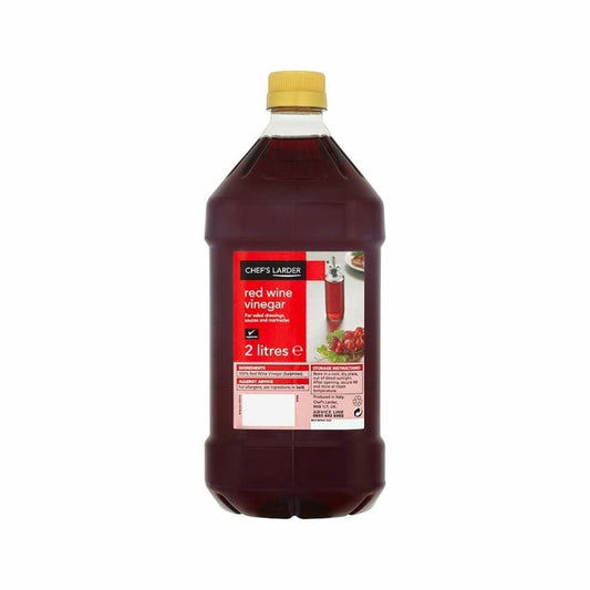 Chef's Larder Red Wine Vinegar 2 Litres – 6 x 2ltr