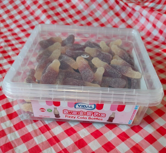 Vidal Sweets R' Fun Fizzy Cola Bottles 120 Pieces 864g – 6 x 120pcs