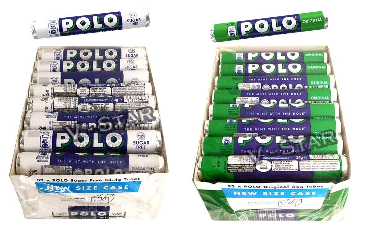Polo Original Mint Tube 34g – 32 x 33.4g