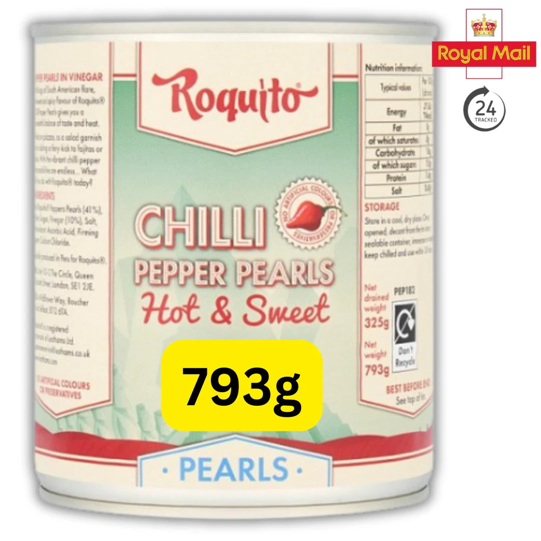 Roquito Chilli Pepper Pearls Multi Pack 793g 12 x 793g Bulk for Catering and Foodservice