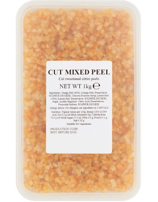 Curtis Catering Cut Mixed Peel 1kg – 6 x 1kg