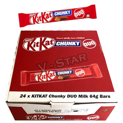 KitKat Chunky Duo Milk Chocolate Bar 64g – 24 x 64g
