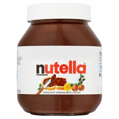 Nutella Hazelnut Chocolate Spread Jar 750g 1 x 750g Grocery Item For Retail And Foodservice Use