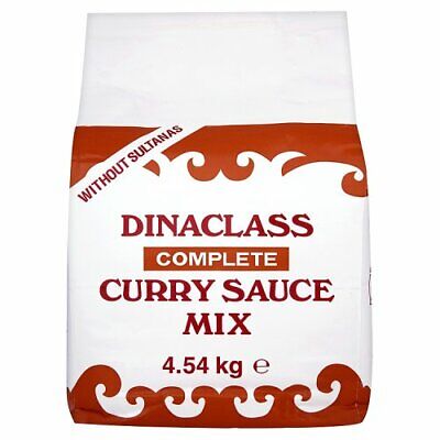 Dinaclass Curry Sauce Mix Without Sultanas Foodservice Bulk 4.54kg Multi Pack 4 x 4.54kg