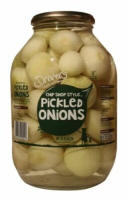 Driver's Pickled Onions Grocery Retail Foodservice Ready To Use 2.25kg 1 x 2.25kg