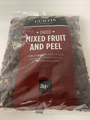 Curtis Catering Dried Mixed Fruit and Peel 2kg – 6 x 2kg