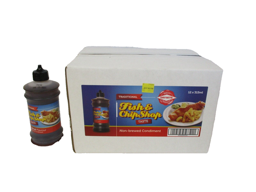 Box of 12 x 315ml Drywite Non Brewed Condiment. Chip Shop Taste.  NBC-11