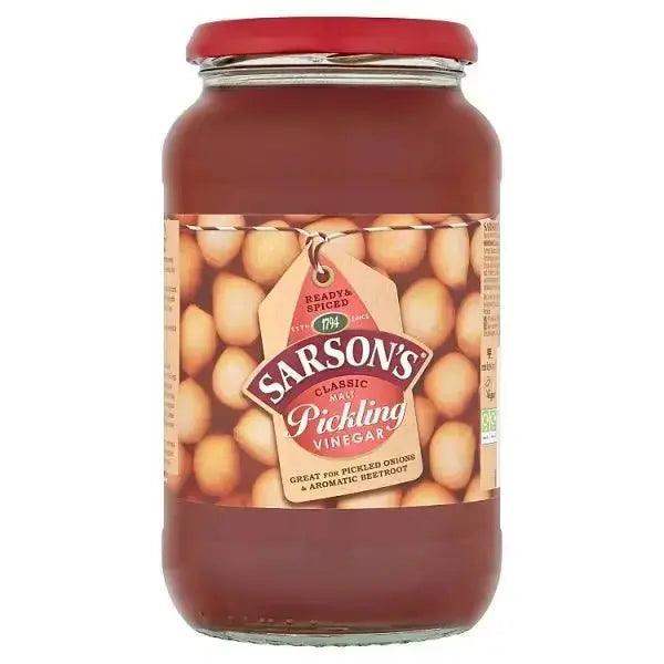 Sarson's Pickling Vinegar Malt 950ml 1 x 950ml Food Grade Quality Grocery Item UK Stock