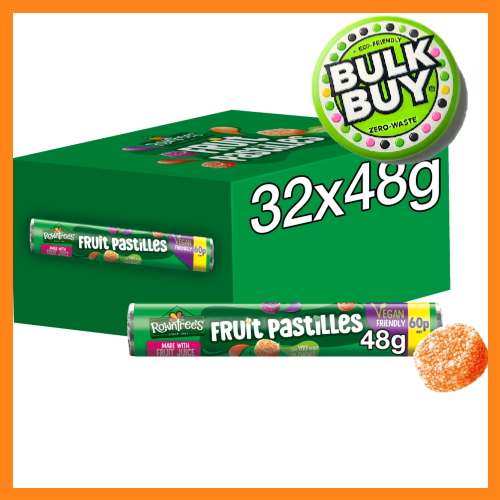 Rowntree's Fruit Pastilles Sweets Tube 48g – 32 x 48g