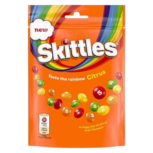 Skittles Citrus Sweets Pouch 136g – 15 x 136g