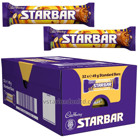 Cadbury Starbar Chocolate Bar 49g – 32 x 49g