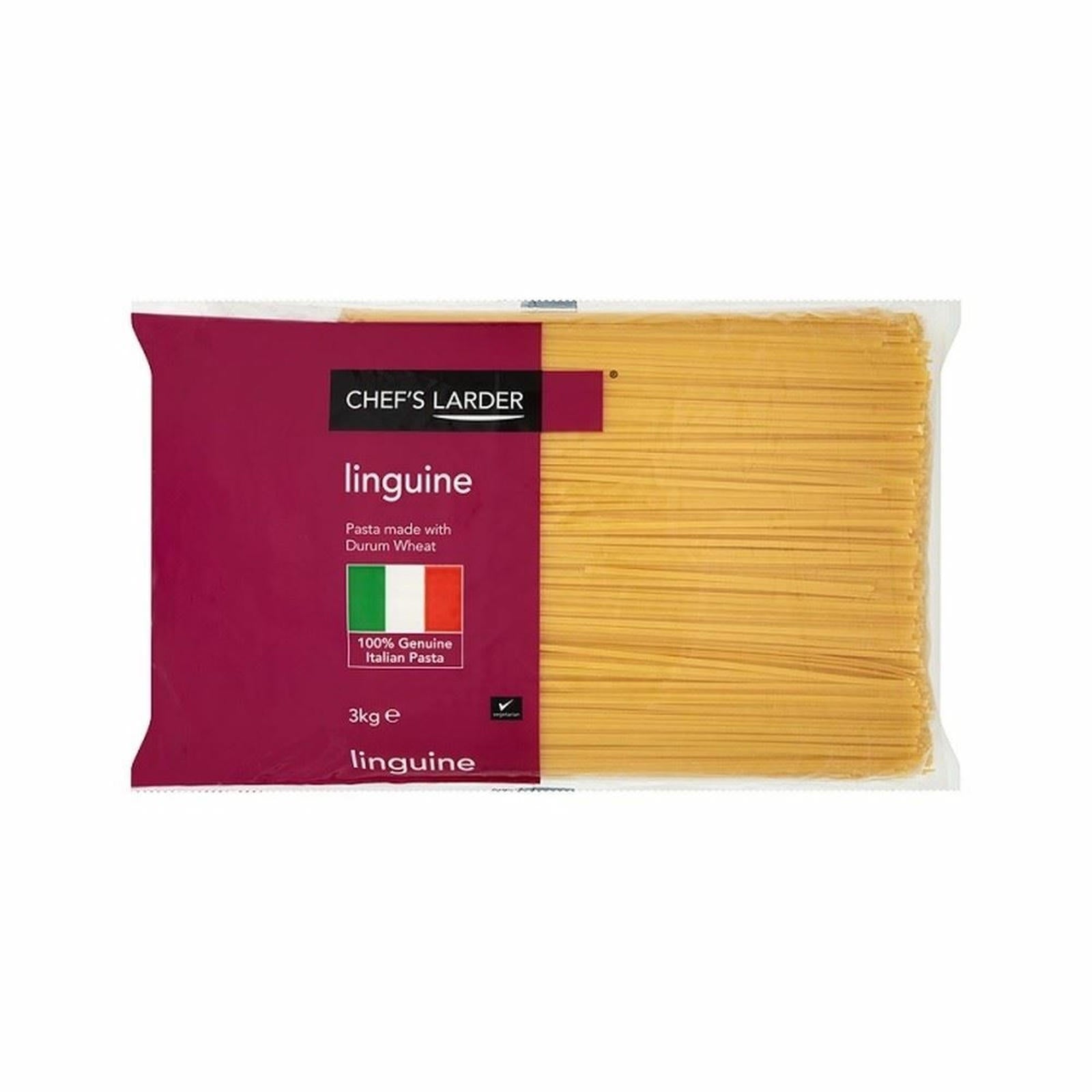 Chef's Larder Linguine Dry Italian Pasta Suitable For Foodservice 3kg Single Pack