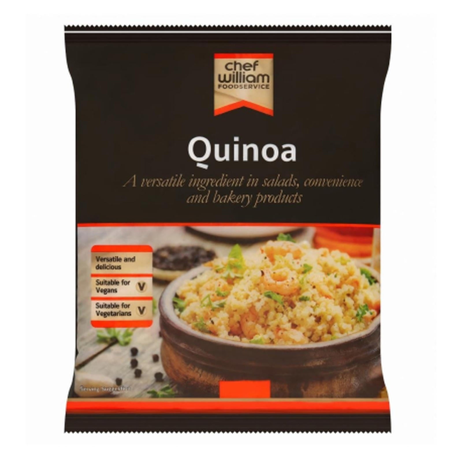 Quinoa Chef William Foodservice 2 Kg Single Pack Suitable For Retail Kitchens UK Market