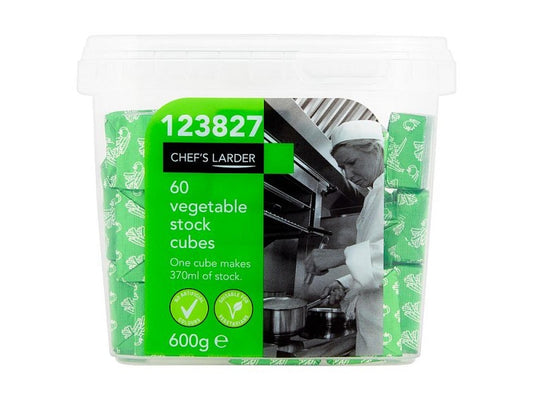Chef's Larder 60 Vegetable Stock Cubes 600g – 1 x 60s