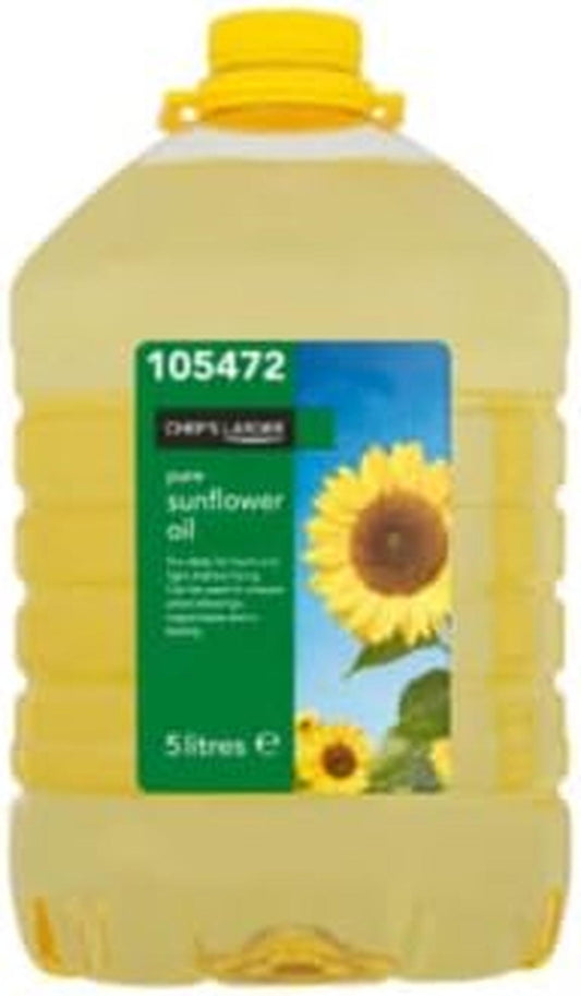 Chef's Larder Pure Sunflower Oil 5 Litres – 1 x 5ltr