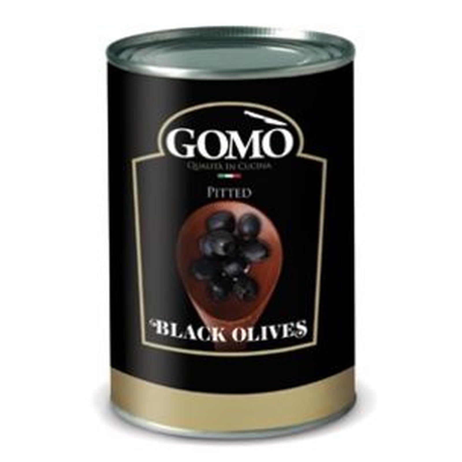Gomo Pitted Black Olives 4150g – 3 x 4.15kg