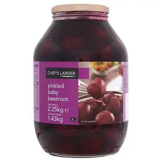 Chef's Larder Pickled Baby Beetroot 2kg – 6 x 2kg