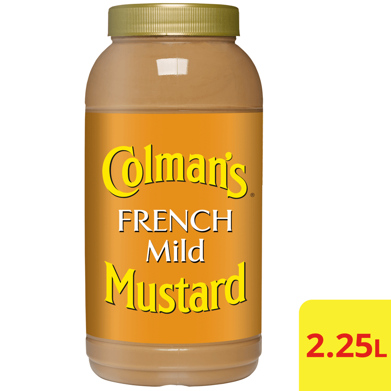 Colman's French Mild Mustard 2.25L – 2 x 2.25ltr