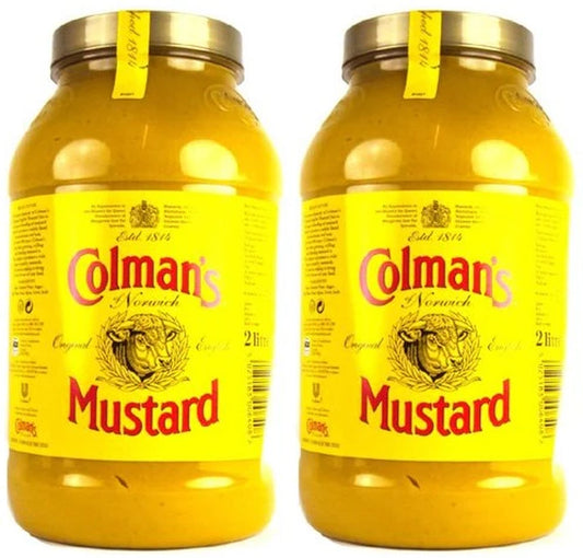 Colman's Original English Mustard 2.4kg – 2 x 2.25ltr
