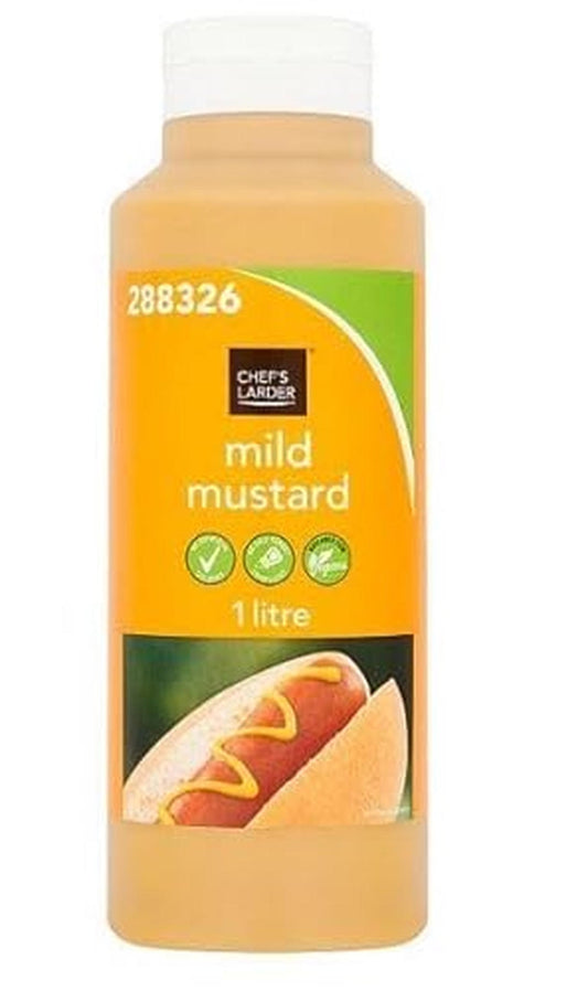 Chef's Larder Mild Mustard 1 Litre – 1 x 1ltr