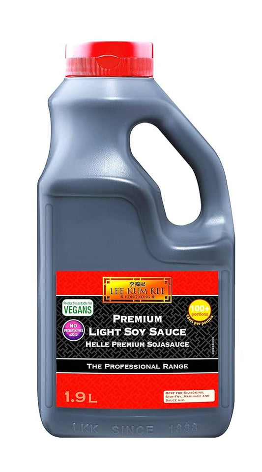 Lee Kum Kee The Professional Range Premium Light Soy Sauce 1.9L – 2 x 1.9ltr