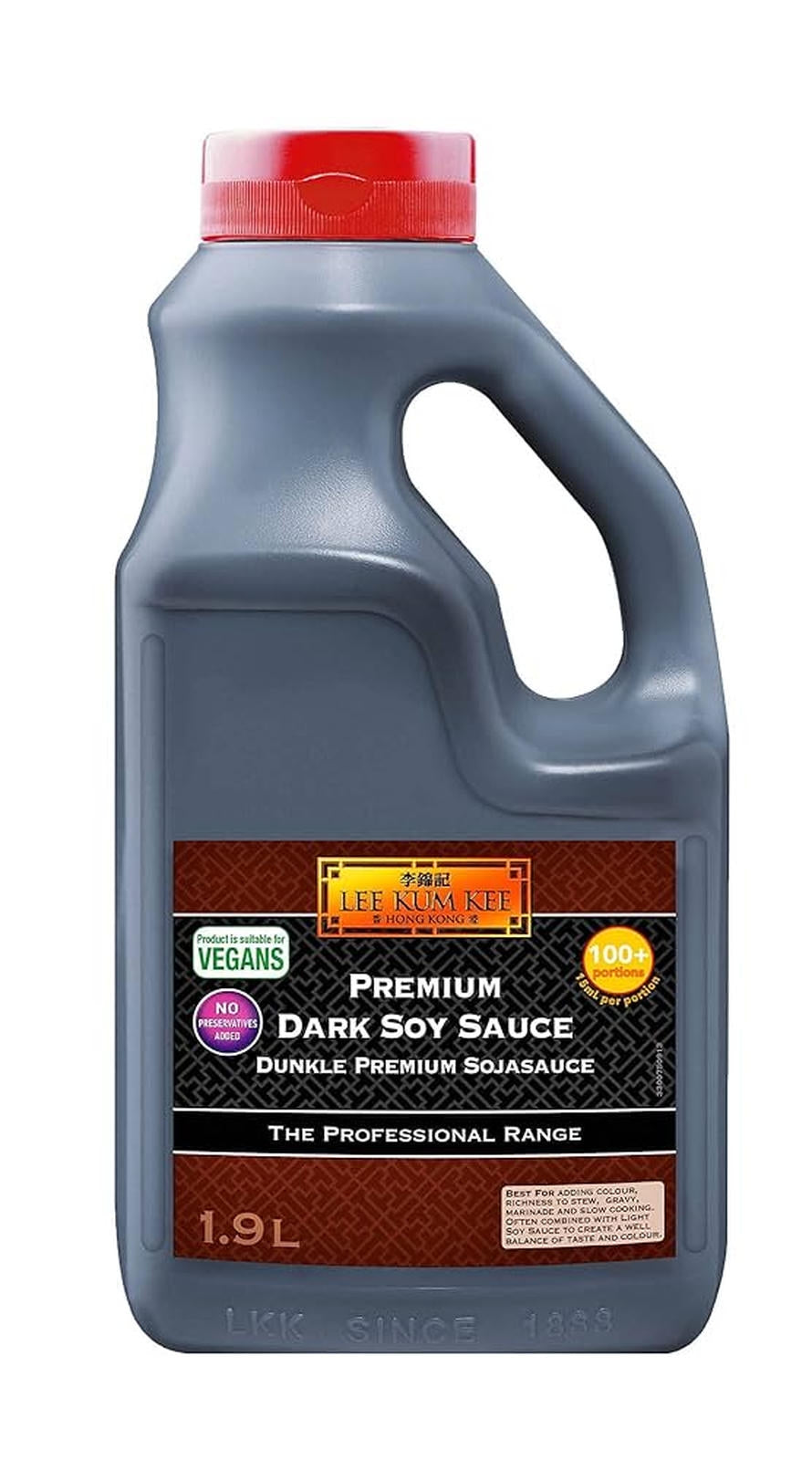 Lee Kum Kee The Professional Range Premium Dark Soy Sauce 1.9L – 2 x 1.9ltr