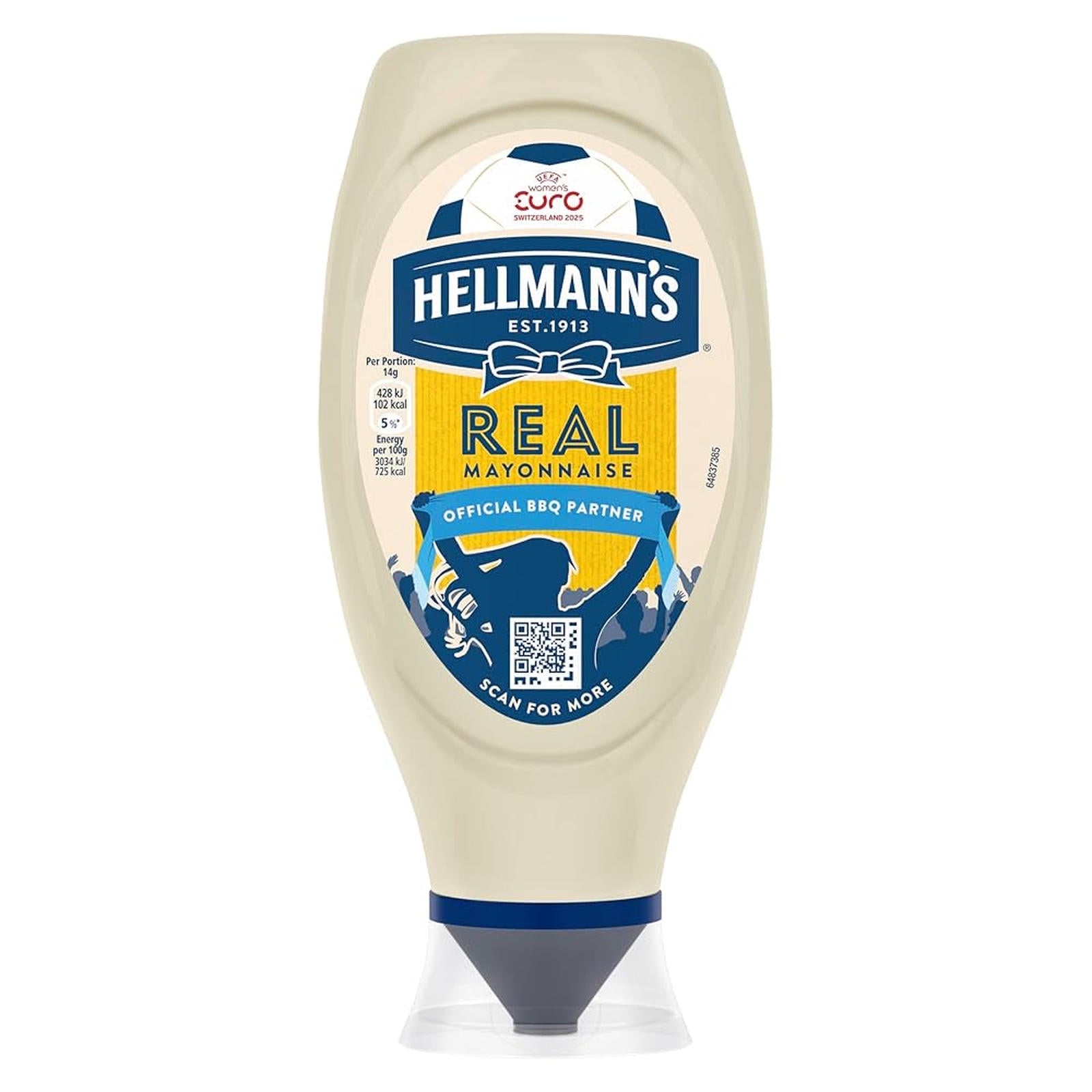 Hellmann's Mayonnaise UEFA WOMEN'S EURO 2025* Limited Edition 750 ml – 6 x 750ml