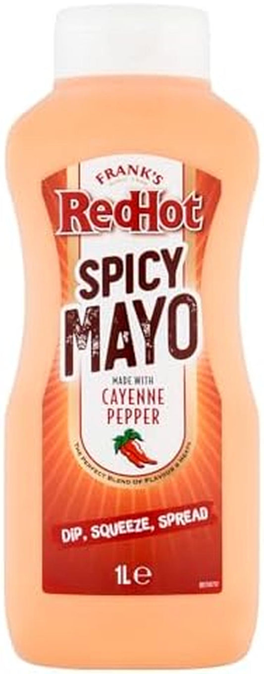 Frank's RedHot Spicy Mayo 1L – 6 x 1ltr