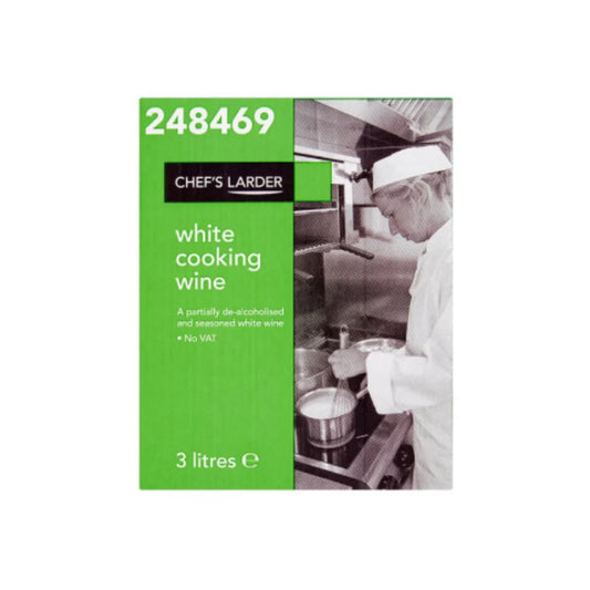 Chef's Larder White Cooking Wine 3 Litres – 4 x 3ltr