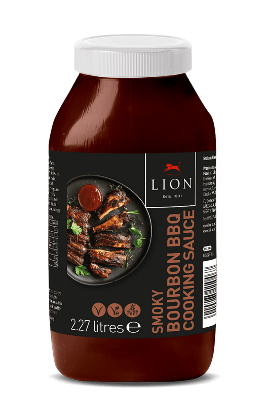 Lion Smoky Bourbon BBQ Cooking Sauce 2.27 Litres – 1 x 2.27ltr